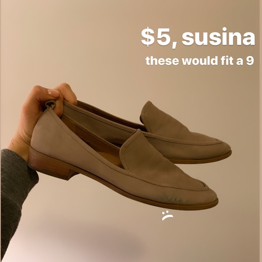 Tan loafers